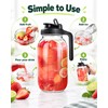 64 oz Glass Pitcher with Airtight Lid – Wide Mouth