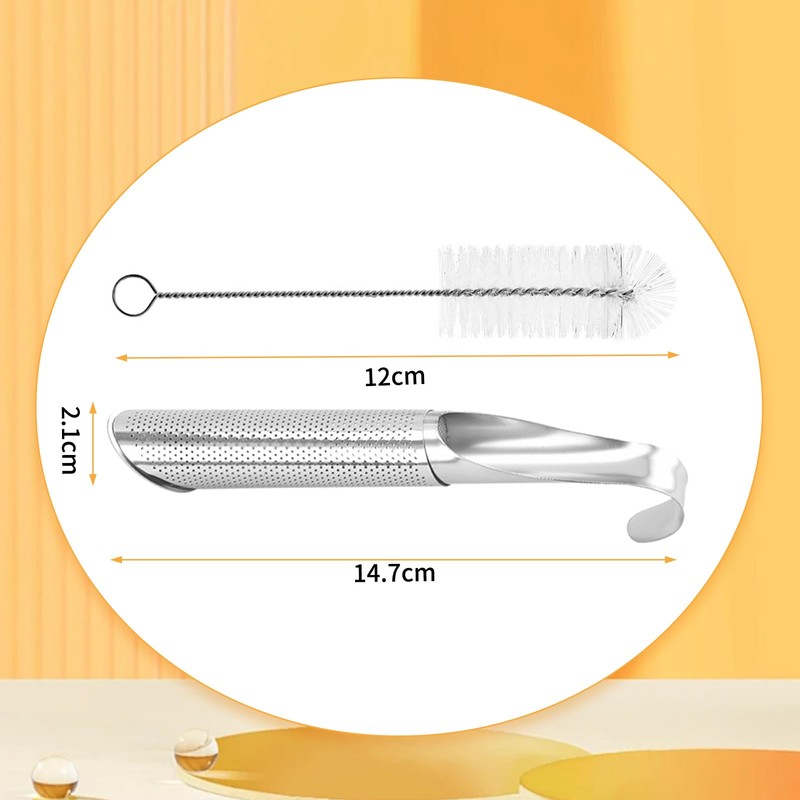 SANTUO 2 PCS Tea Strainers for Loose Tea, Stainless Steel