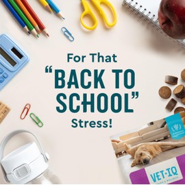 VetIQ Calming Support Supplement for Dogs, Calming Chews Help Manage Stress and Promote Relaxation, Anxiety Relief for Dogs, Made in The USA, 60 Count