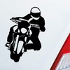 Car Sticker in your favourite colour Biker Mopped Fun Die