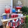 Upfirst 4th of July Patriotic Fabric Garland Banner