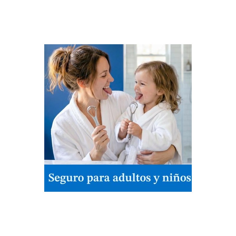 BASIC CONCEPTS Rascador de lengua (paquete de 2), reduce el