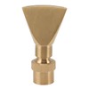 Fan Shaped Fountain Nozzle Copper Adjustable Uniform Water Spray Fan
