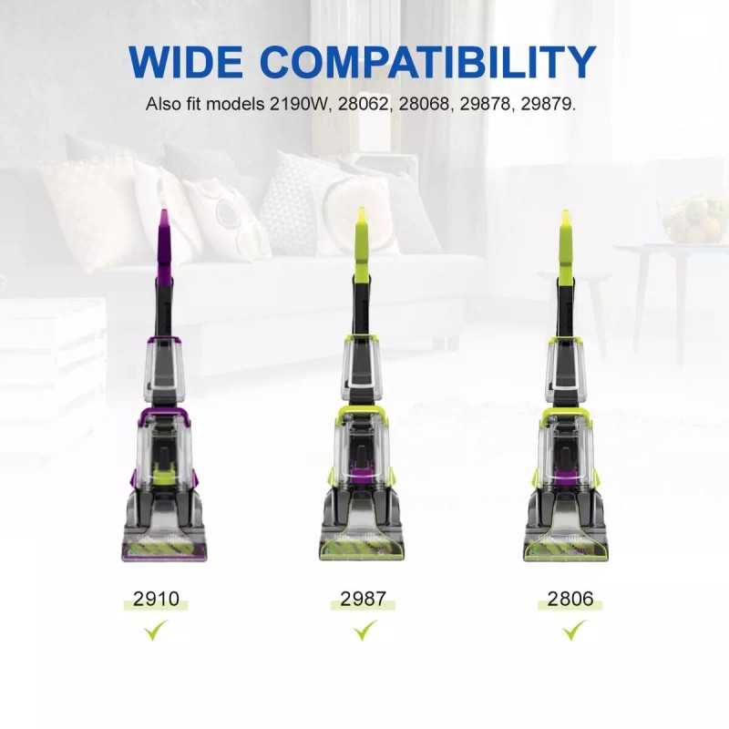 LANMU Bissell Model 2910, 2987, 2806 Replace Flat Pump Belt