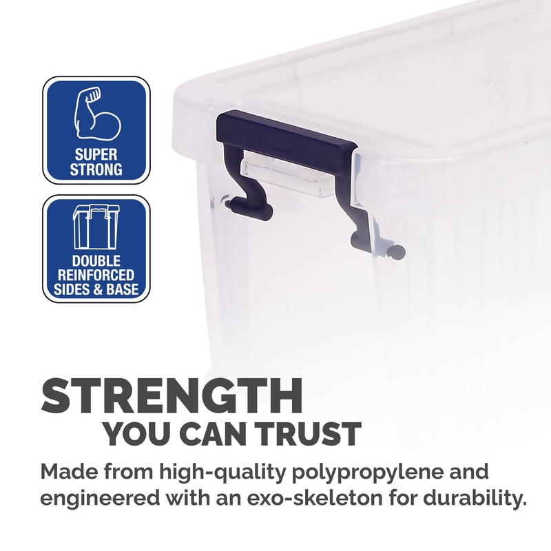 BANKERS BOX Storage Box 0.2L (20 Pack) - BPA-Free, Stackable