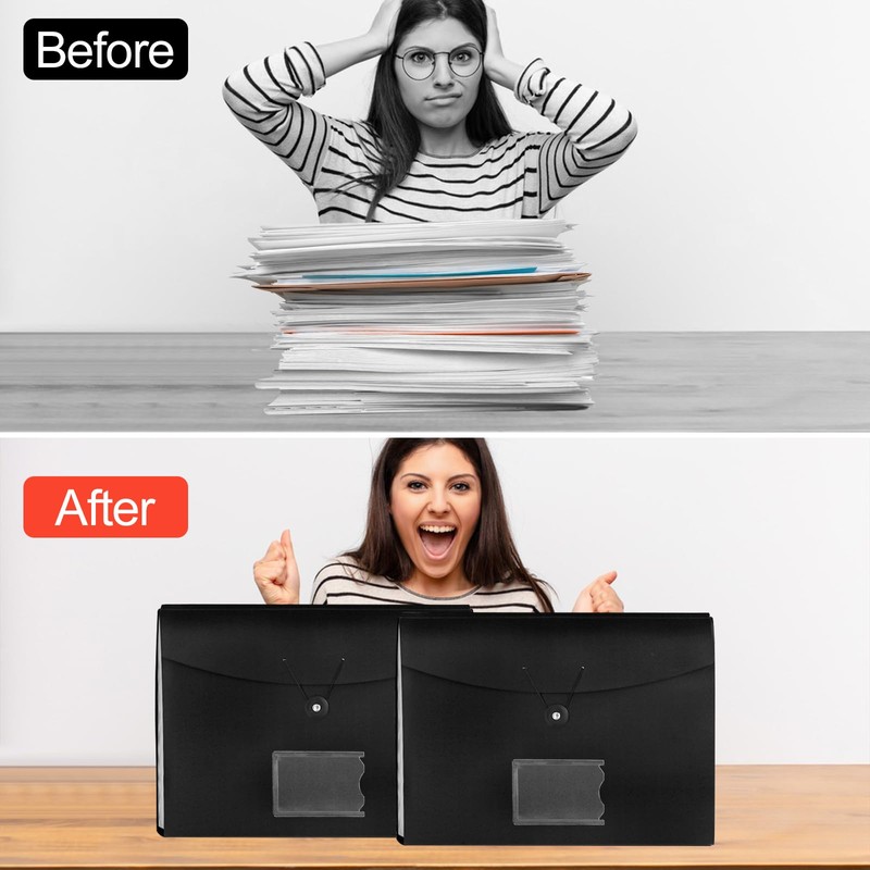 Newpop Document Folder A4, Expanding Folder A4, Folder System, Document