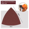 SWZHAI 120 Pcs Triangle Sanding Pads, 80 Grits Detail Sander
