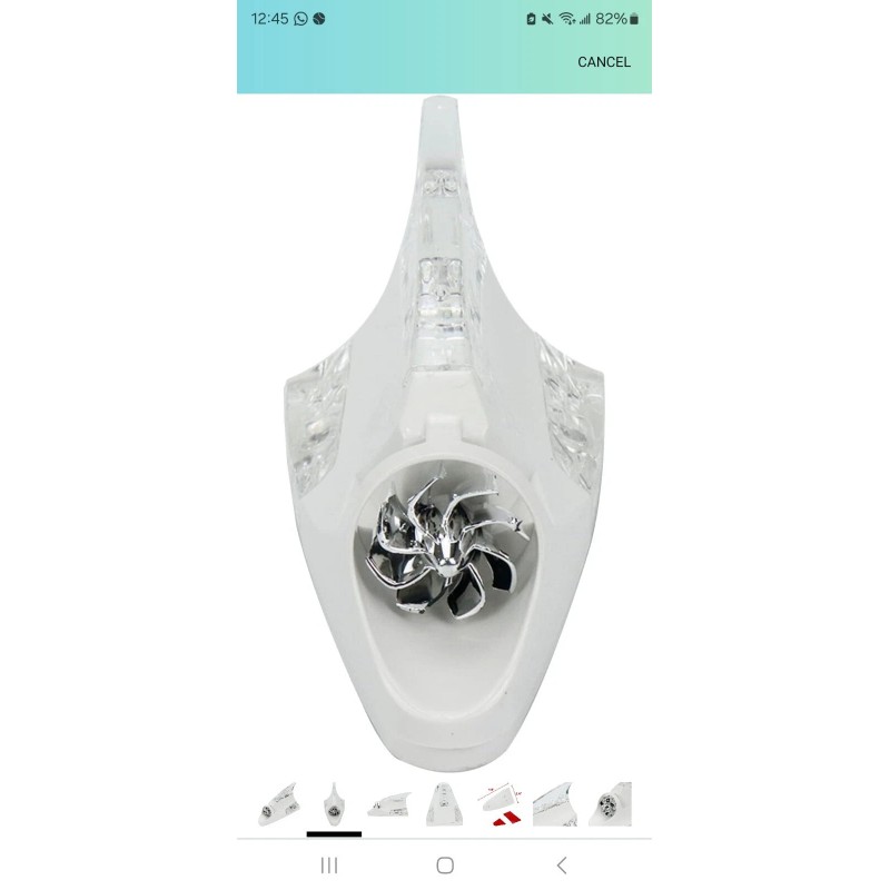 Shark Aleta De Tiburon Solar Shark Antena Car Accessories Solar