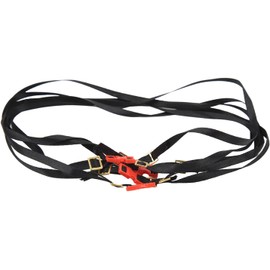 5 Piezas de Escala 1/10 Correas de Atado RC, Longitud Resistente Ajustable Equipaje Techo de Techo Correas de Atado, Accesorios de Rastreadores, para RC (Rojo)