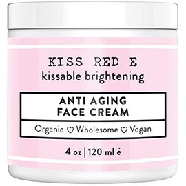 KissRedE Anti Aging Face Cream. Best Anti Wrinkle Cream Moisturizer For Face, Hands, Neck. Reduce Wrinkles, Fine Lines, Crows Feet, Puffy Eyes.