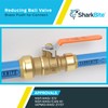 SharkBite 1 x 3/4 in PTC Reducing Ball Valve, Push-to-Connect