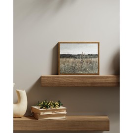 ARPEOTCY Canvas Pictures with Frame, Vintage Wall Pictures, Classic Wall Decoration, Living Room, Bedroom, Bathroom, Kitchen, Farmhouse Room Decoration, Aesthetic, Flower Painting, 20 x 25 cm, Small