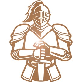 Large Vinyl Wall Decal Medieval Knight Armor Sword Boys Room Man Cave Decor Stickers Mural (ig6129) Black XL 45 in X 60 in