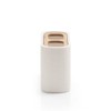 Gedy Melbourne Portaspazzolini da Bagno, Misure e Peso: 8,5X12,8X5,6 CM