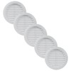 Vent Systems 4'' Inch - Pack of 5 - White