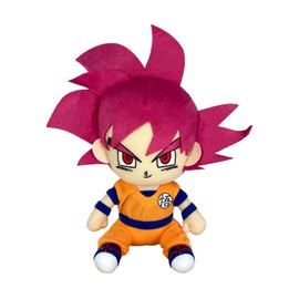 Great Eastern Entertainment SSGSS Goku Sitting Pose Plush 7''