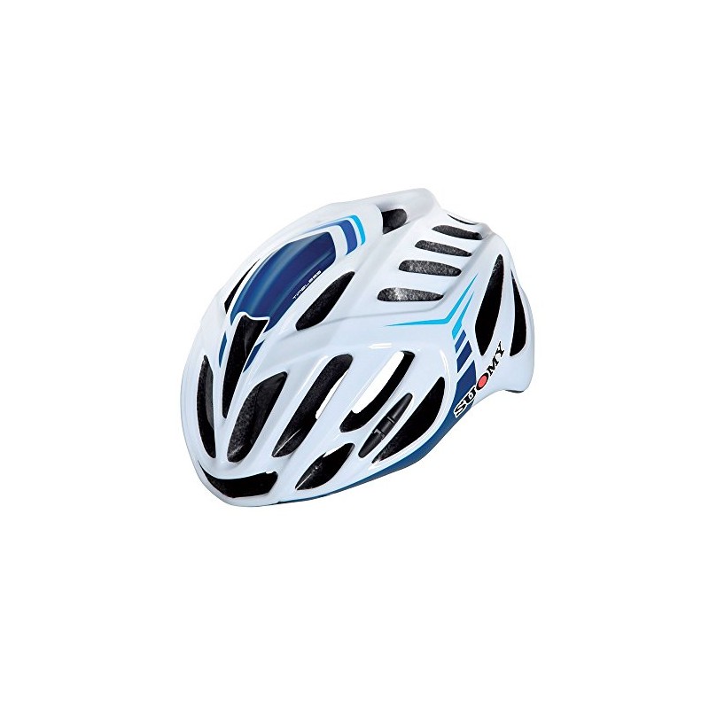 Suomy Helmet Timeless White/3BLU Size M (Helmets MTB and Road