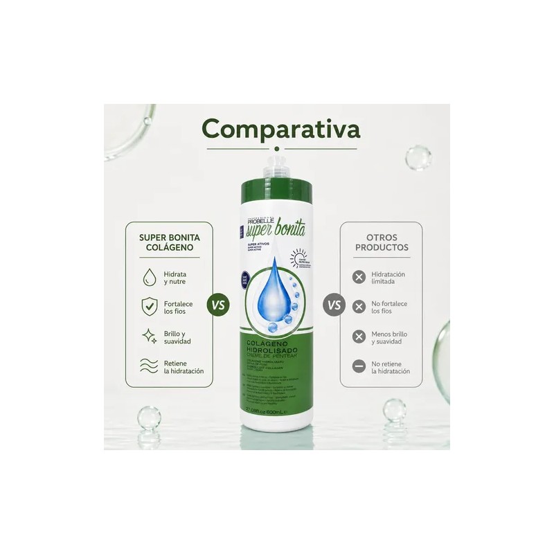 Crema Para Peinar Colágeno Hidrolisado 800ml