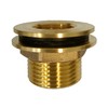 Varile - 3/4 inch brass tank feed-through thread fitting