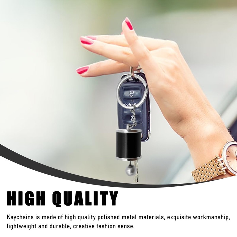 Yourkar Car Gearbox Keychain, Manual Shifter Gearbox Key Chain, Gear