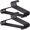 KARAN KING® STANDARD 20 x Coat Hangers Black Colour Strong