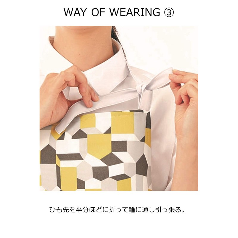 Cassie Kashima HEARTGREEN HAE015 Scandinavian Pattern Collection Apron House Free
