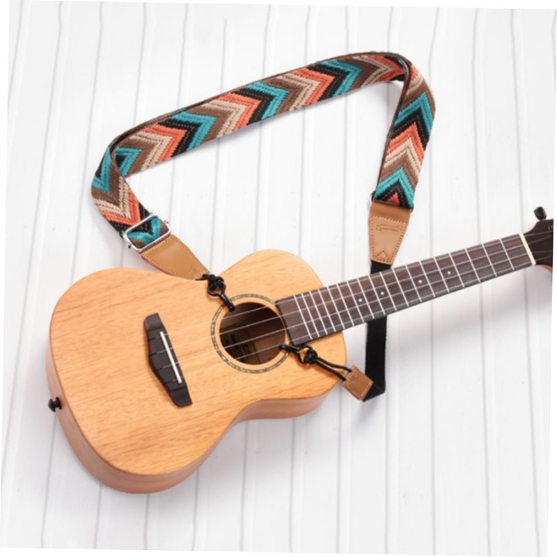 TOYANDONA Ukulele Shoulder Strap No Drill Ukulele Strap Bass Strap