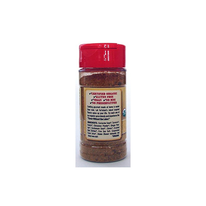 Kaiulani Spices Exotic Curry Rub & Seasoning, 3 Oz