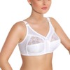Jarpol 5777 Non Padded Bra Wireless Lace Adjustable Straps -