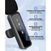 dralud 3 in 1 Wireless Lavalier Microphone for iPhone, Mini