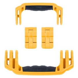 Pelican 1560 Replacement Handle & Latch Set by ColorCase - Yellow Handles & Double Throw Latches