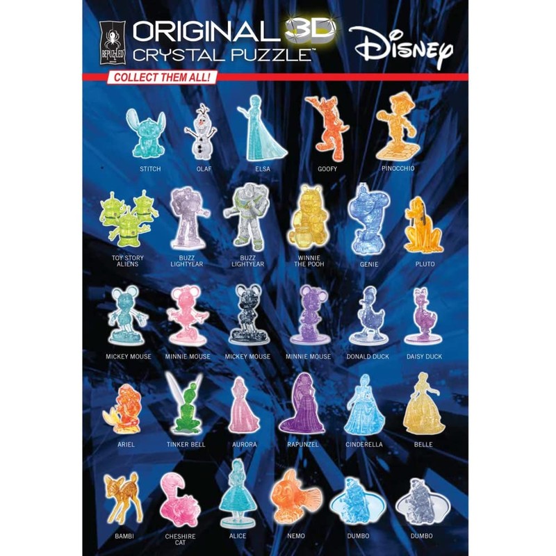 Bepuzzled Rompecabezas de Cristal 3D Original - Bambi