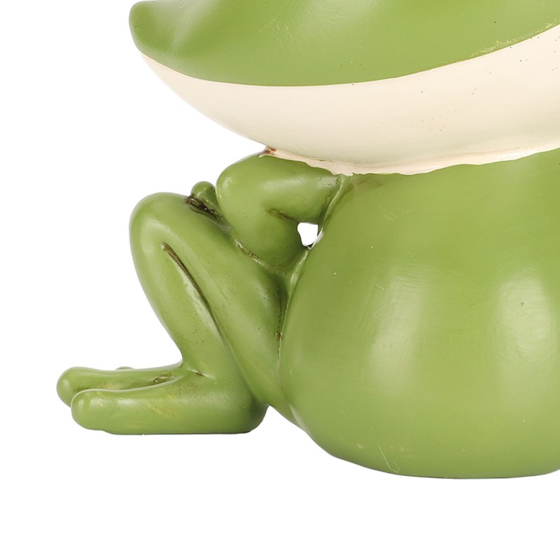 Frog Key Holder Statue Candy Dish Sculpture Living Room Tabletop