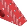 Right Angle Ruler, 45 Degree Angle Ruler 3in Imperial Metric