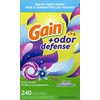 Gain + Odor Defense Dryer Sheets, Super Fresh Blast Scent