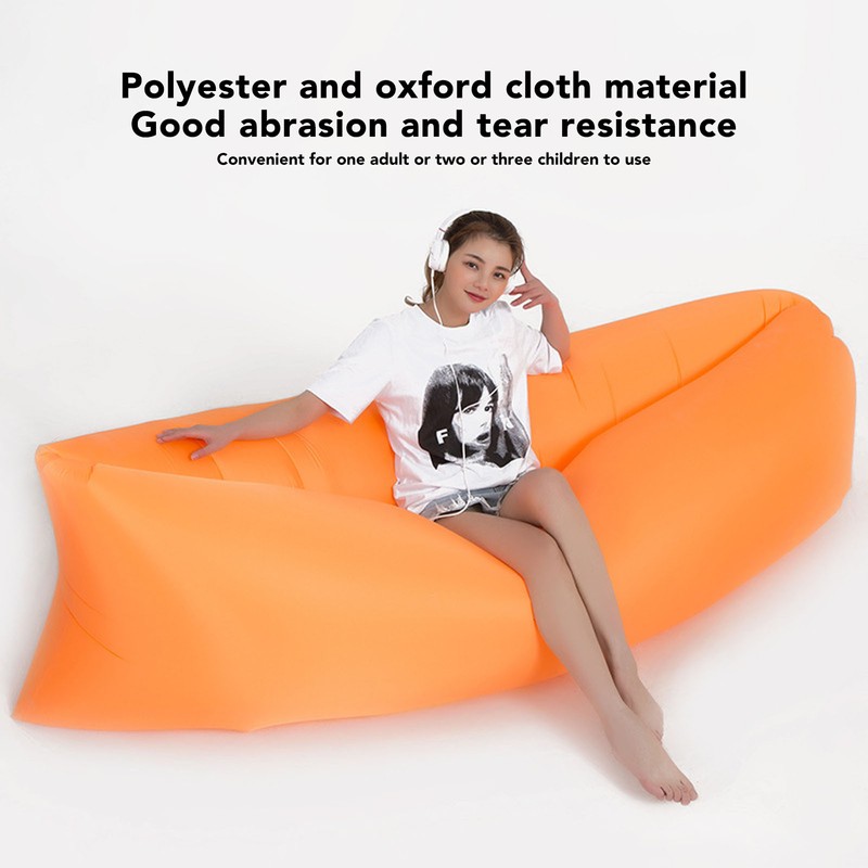 Inflatable Lounger Air Sofa Portable Foldable Comfortable Inflatable Couch with