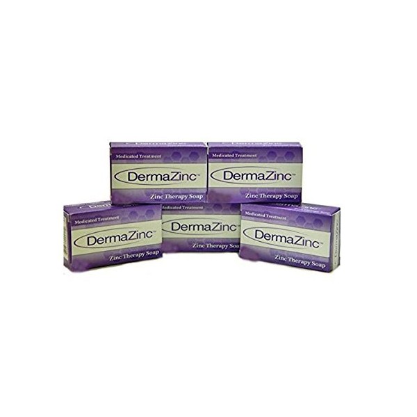 Dermalogix DermaZinc Zinc Therapy Soap Medicated Treatment - 5 Bars