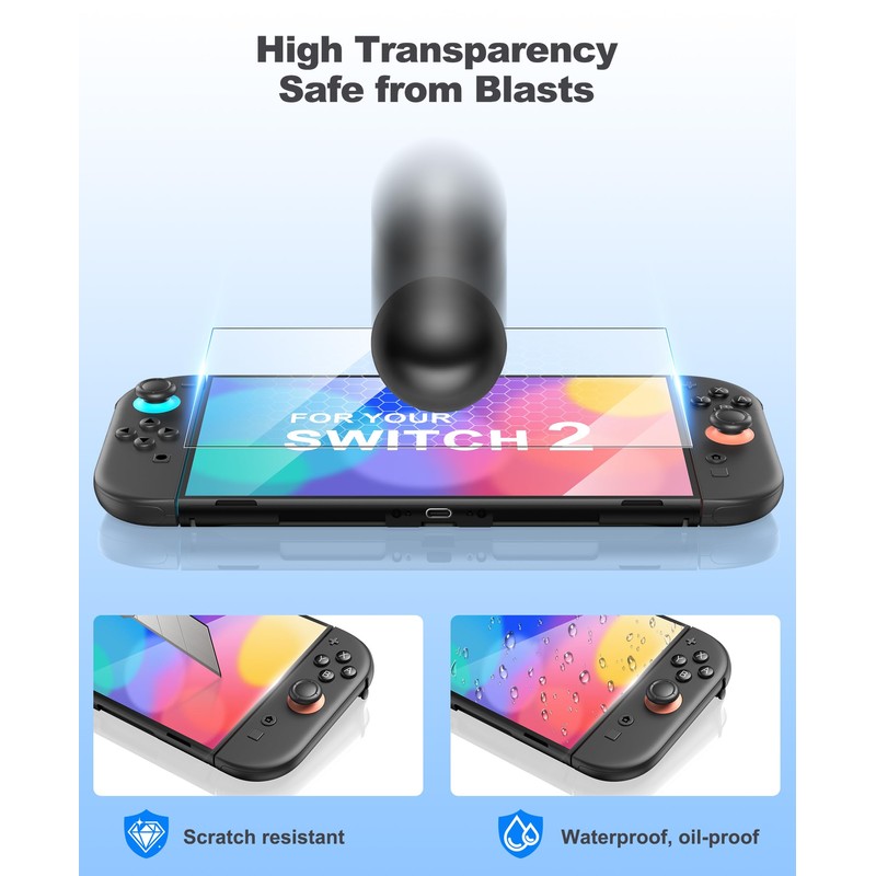 Larstylee 17 in 1 Switch 2 Accessories Bundle - Carrying
