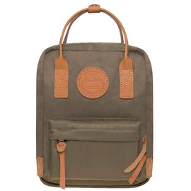 Kaukko backpack, chic and stylish handbag for school, university, work and travel with laptop compartment and anti-theft feature for everyday use, Army Green Jnl-k1007-4-08