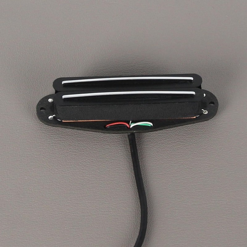 FLEOR Alnico 5 Hot Rail Humbucker Single-Coil-Sized Pickup 6-7K Humbucker