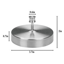 IVICOO Hamburger Press Patty Maker, Burger Press Patty Maker 3.7" 304 Stainless Steel with Color Box