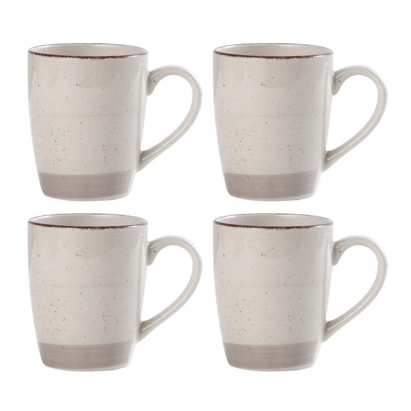 Pfaltzgraff Sadie 16-Piece Cream Dinnerware Set, Service for 4, Durable