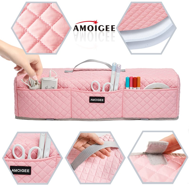 AMOIGEE Padded Dust Cover Compatible with Cricut Maker 4, Explore