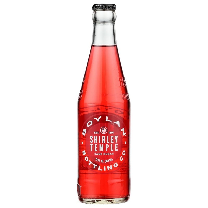 Boylan Shirley Temple craft soda 4PK-12oz glass bottles