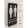 Headline Sign 9006 Women and Men’s Restroom ADA Sign with