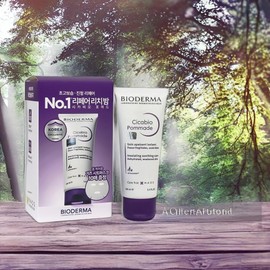 Bioderma Skin Moisture Facial Cream Cicabio Pomade Planning + 10 Gauze Masks 1 100ml / 바이오더마 피부수분 페이셜크림 시카비오 포마드 기획 +거즈 마스크 10매 1개 100ml
