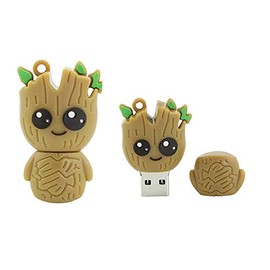 3.0 MBGS Baby Groot Tree GOG Hero 16GB USB External Hard Drive Flash Drive Storage Device Cute Novelty Thumb Drive Memory Stick U Disk Cartoon