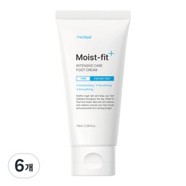 Mediyul Foot Cream Highly Moisturizing Foot Calluses Softener Foot Cream Dead Feet Cream Removing Dead Skin, 70ml, 6 Pieces, 1 Piece Mediyul / 메디율 풋크림 고보습 발각질연화제 발크림 발각질크림 발각질제거, 70ml, 6개, 1개입