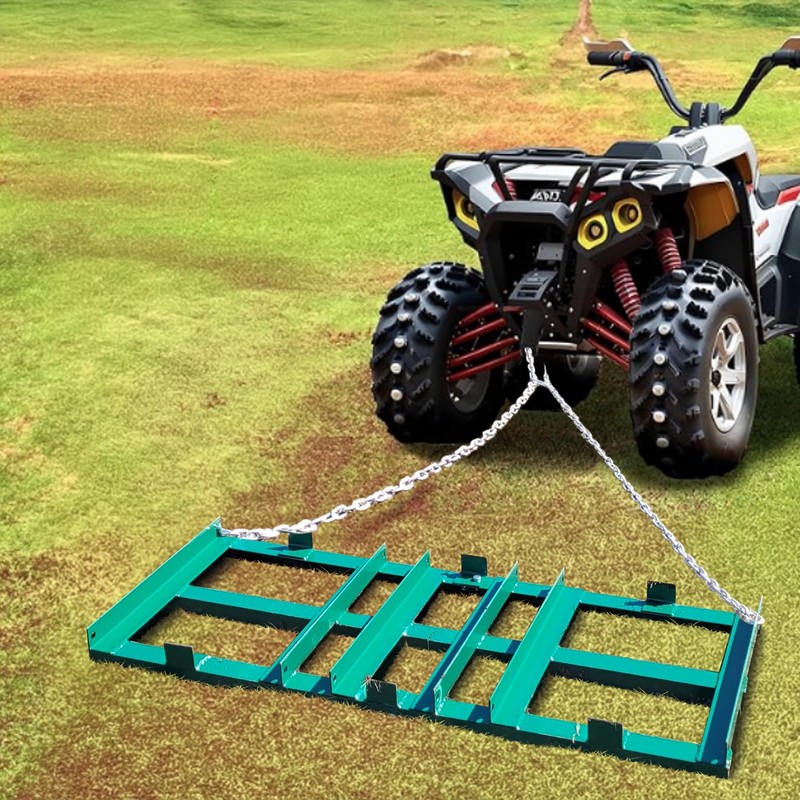 GarveeTech Driveway Drag 4 Ft Width, Drag Harrow Driveway,Grader Landscape
