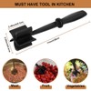 Meat Chopper, Ground Beef Masher with 5 Curve Blade, Non-Stick